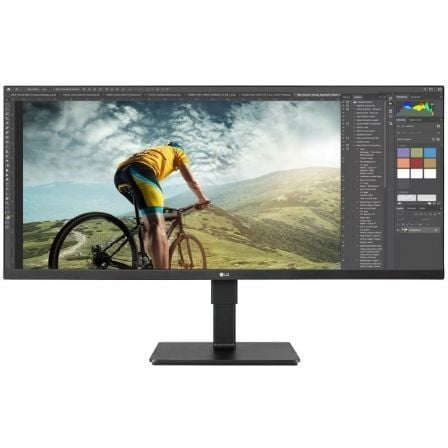 Monitor Profesional Ultrapanorámico LG 34BN670P-B 34"/ WFHD/ Multimedia/ Regulable en altura/ Negro