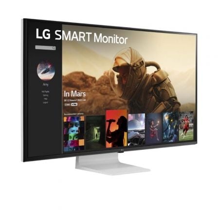 Smart Monitor LG 43SQ700S-W 42.5"/ 4K/ Smart TV/ Multimedia/ Blanco