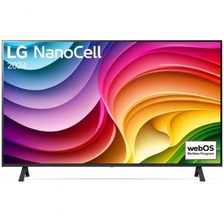 Televisor LG NanoCell 43NANO82T6B 43"/ Ultra HD 4K/ Smart TV/ WiFi