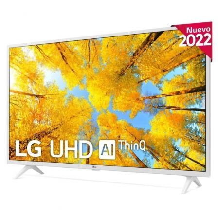 Televisor LG UHD 43UQ76906LE 43"/ Ultra HD 4K/ Smart TV/ WiFi/ Blanca