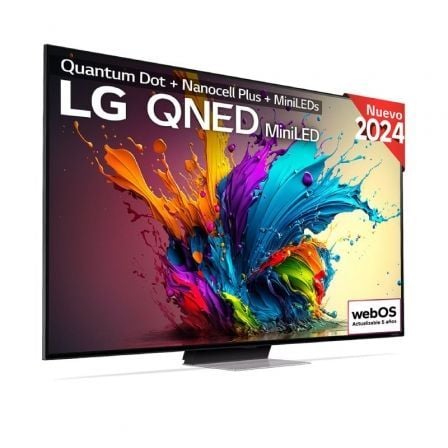 Televisor LG QNED MiniLED 65QNED91T6A 65"/ Ultra HD 4K/ Smart TV/ WiFi