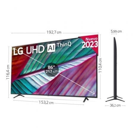 Televisor LG UHD 86UR78006LB 86"/ Ultra HD 4K/ Smart TV/ WiFi