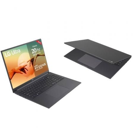 Portátil LG Ultra 16UD70R-G.AX56B Ryzen 5 7530U/ 16GB/ 512GB SSD/ 16"/ Sin Sistema Operativo