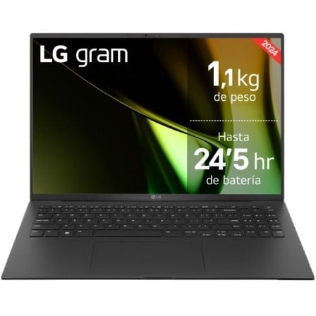 Portátil LG Gram 16ZD90S-G.AX75B Intel Core Ultra 7-155H/ 16GB/ 512GB SSD/ 16"/ Sin Sistema Operativo