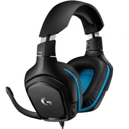 Auriculares Gaming con Micrófono Logitech G432/ USB 2.0/ Jack 3.5/ Negros