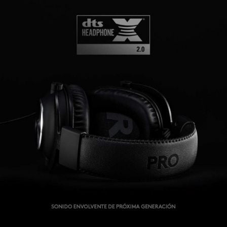 Auriculares Gaming Inalámbrico con Micrófono Logitech G Pro X/ USB/ Negro