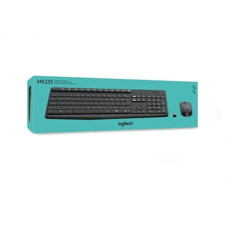 Teclado y Ratón Inalámbricos Logitech MK235