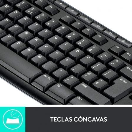 Teclado y Ratón Inalámbricos Logitech Wireless Combo MK270