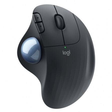 Ratón Trackball Inalámbrico por Bluetooth Logitech ERGO M575/ Hasta 2000 DPI/ Grafito