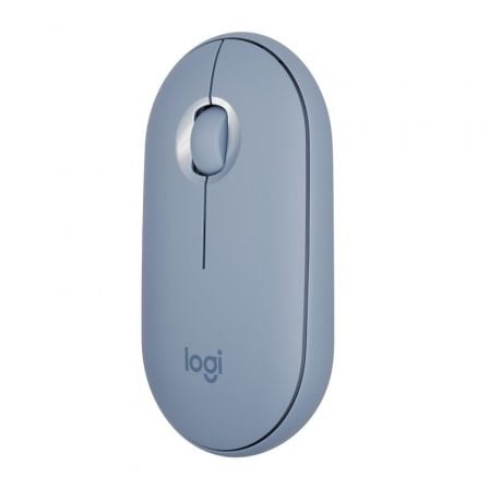 Ratón Inalámbrico por Bluetooth/ 2.4GHz Logitech Pebble M350/ Hasta 1000 DPI/ Gris Azulado