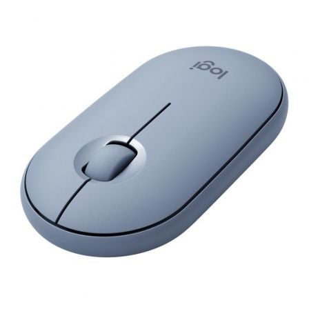 Ratón Inalámbrico por Bluetooth/ 2.4GHz Logitech Pebble M350/ Hasta 1000 DPI/ Gris Azulado