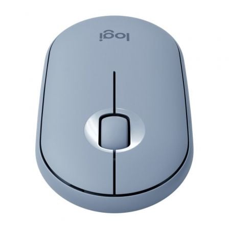 Ratón Inalámbrico por Bluetooth/ 2.4GHz Logitech Pebble M350/ Hasta 1000 DPI/ Gris Azulado