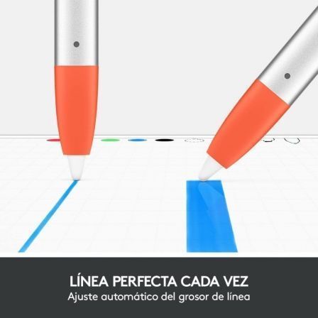 Lápiz Inalámbrico Logitech Crayon para iPad/ Naranja