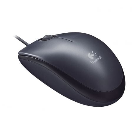 Ratón Logitech M90/ Hasta 1000 DPI/ Gris V2