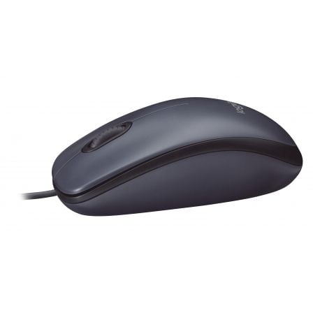 Ratón Logitech M90/ Hasta 1000 DPI/ Gris V2