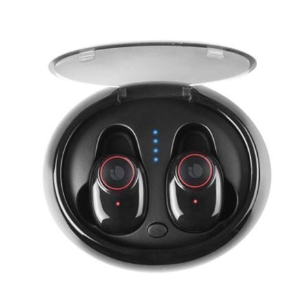 Auriculares Bluetooth NGS Ártica Freedom con estuche de carga/ Autonomía 8h/ Negros