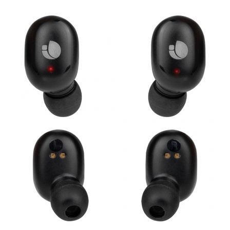 Auriculares Bluetooth NGS Ártica Jewel con estuche de carga/ Autonomía 5h/ Negros