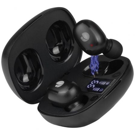 Auriculares Bluetooth NGS Ártica Jewel con estuche de carga/ Autonomía 5h/ Negros