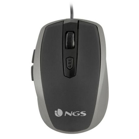 Ratón NGS Tick Silver/ Hasta 1600 DPI/ Plata y Negro