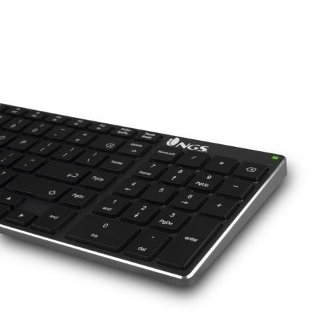 Teclado Inalámbrico por Bluetooth NGS Fortune-BT/ Gris