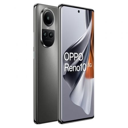 Smartphone Oppo Reno 10 8GB/ 256GB/ 6.7"/ 5G/ Gris Plateado