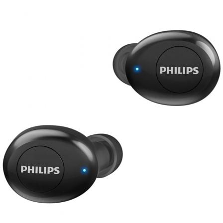 Auriculares Bluetooth Philips TAUT102BK con estuche de carga/ Autonomía 2.5h/ Negros