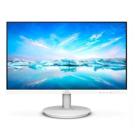 Monitor Philips 241V8AW 23.8"/ Full HD/ Multimedia/ Blanco