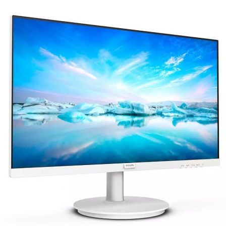 Monitor Philips 241V8AW 23.8"/ Full HD/ Multimedia/ Blanco