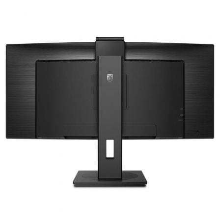 Monitor Profesional Ultrapanorámico Curvo Philips 346P1CRH 34"/ WQHD/ Webcam/ Multimedia/ Regulable en altura/ Negro