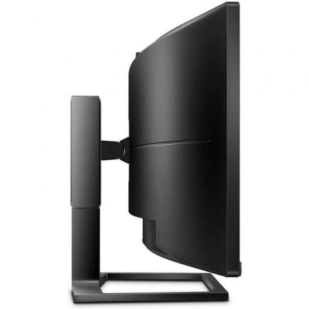 Monitor Profesional Ultrapanorámico Curvo Philips 499P9H 48.8"/ Dual QHD/ Webcam/ Multimedia/ Regulable en altura/ Negro