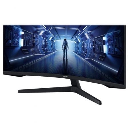 Monitor Gaming Ultrapanorámico Curvo Samsung Odyssey G5 LC34G55TWWP 34"/ UWQHD/ 1ms/ 165Hz/ VA/ Negro