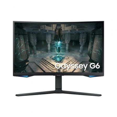 Smart Monitor Gaming Curvo Samsung Odyssey G6 S27BG650EU 27"/ QHD/ 1ms/ 240Hz/ VA/ Regulable en altura/ Smart TV/ Multimedia/ Negro