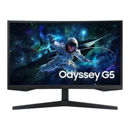 Monitor Gaming Curvo Samsung Odyssey G5 S27CG552EU 27"/ QHD/ 1ms/ 165Hz/ VA/ Negro