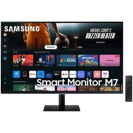 Smart Monitor Samsung M7 S32DM700UU 32"/ 4K/ Smart TV/ Multimedia/ Negro