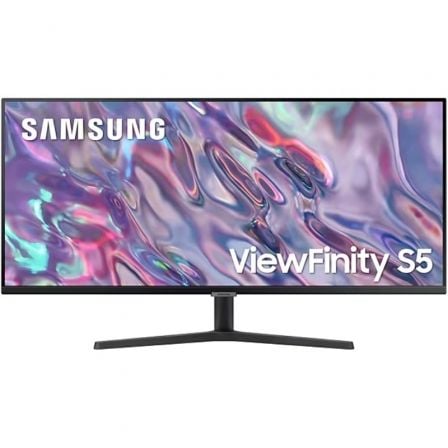 Monitor Profesional Ultraparonámico Samsung ViewFinity S5 S34C500GAU 34"/ UWQHD/ Multimedia/ Negro