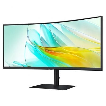 Monitor Profesional Ultraparonámico Curvo Samsung ViewFinity S6 S34C652UAU 34"/ UWQHD/ Multimedia/ Negro