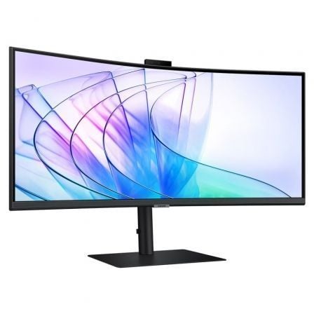 Monitor Profesional Ultraparonámico Curvo Samsung ViewFinity S6 S34C652VAU 34"/ UWQHD/ Webcam/ Multimedia/ Negro