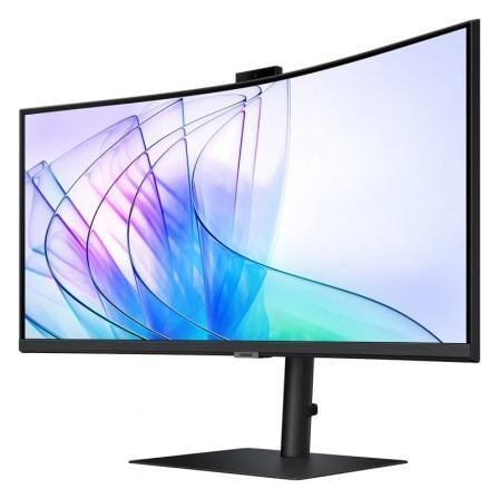 Monitor Profesional Ultraparonámico Curvo Samsung ViewFinity S6 S34C652VAU 34"/ UWQHD/ Webcam/ Multimedia/ Negro