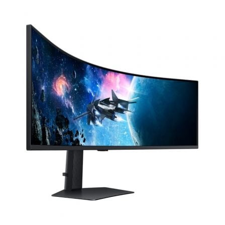 Monitor Gaming Ultrapanorámico Curvo Samsung Odyssey G9 S49CG954EU 49"/ Dual QHD/ 1ms/ 240Hz/ VA/ Regulable en altura/ Negro