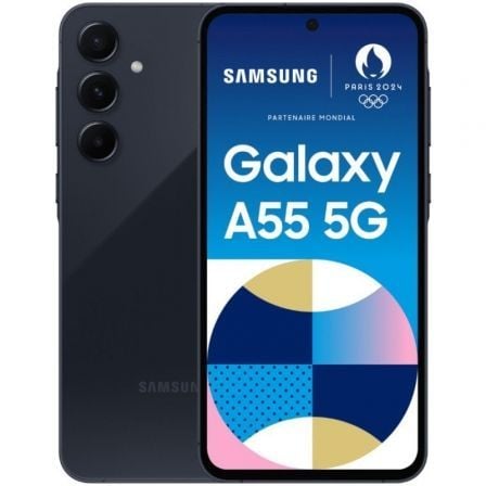 Smartphone Samsung Galaxy A55 8GB/ 128GB/ 6.6"/ 5G/ Negro