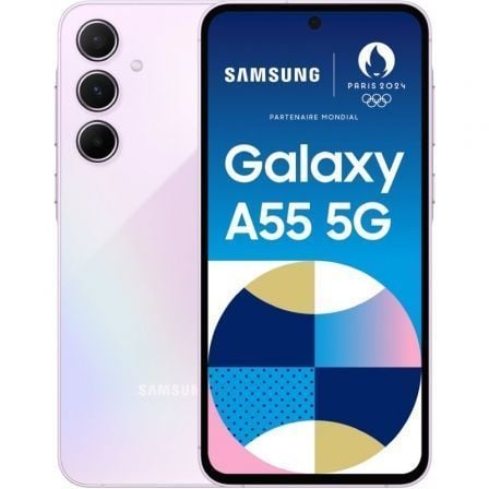 Smartphone Samsung Galaxy A55 8GB/ 256GB/ 6.6"/ 5G/ Lavanda