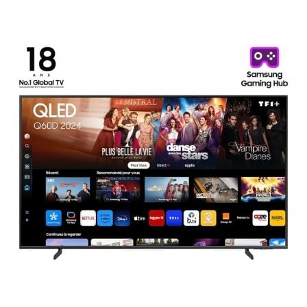 Televisor Samsung QLED Q60D TQ85Q60DAU 85"/ Ultra HD 4K/ Smart TV/ WiFi