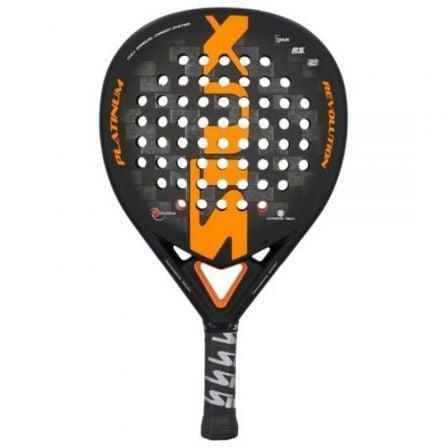 Pala de Pádel Siux Platinum Revolution 24K/ Negra y Naranja