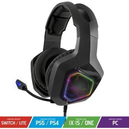 Auriculares Gaming con Micrófono Spirit of Gamer Elite-H50/ Jack 3.5