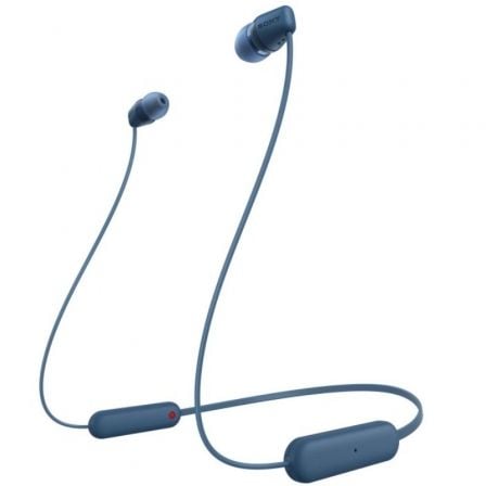 Auriculares Inalámbrico Intrauditivos Sony WI-C100/ con Micrófono/ Bluetooth/ Azules