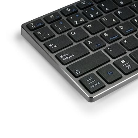 Teclado Compacto Inalámbrico por Bluetooth Subblim Advance Compact/ Gris