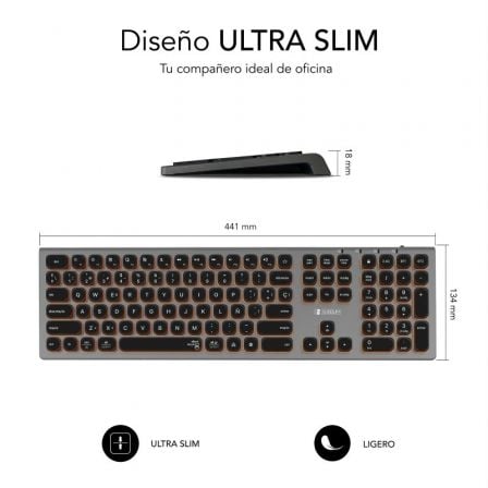 Teclado Inalámbrico Subblim Master/ Gris y Negro