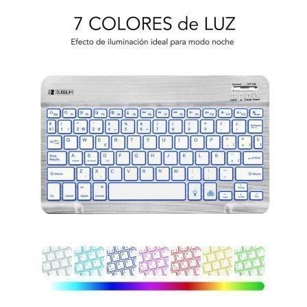 Teclado Compacto Inalámbrico por Bluetooth Subblim Smart Backlit/ Plata