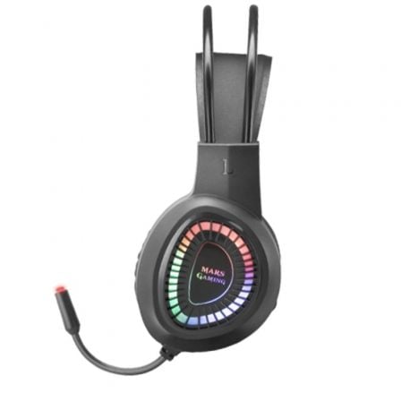 Auriculares Gaming con Micrófono Mars Gaming MH220/ Jack 3.5/ Negros