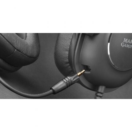 Auriculares Gaming con Micrófono Mars Gaming MH6/ Jack 3.5/ USB 2.0/ Negros